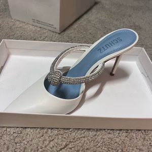 Schutz Pearl Napa Leather Pump